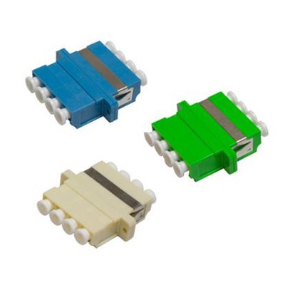 LC UPC Duplex Quad optični adapter 4 žila 10G OM3 OM4 s plastično folijo