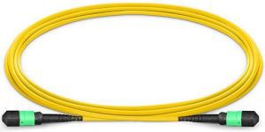 MTP Female to Female 12 Fibers OS2 9/125 Single Mode Trunk Cable